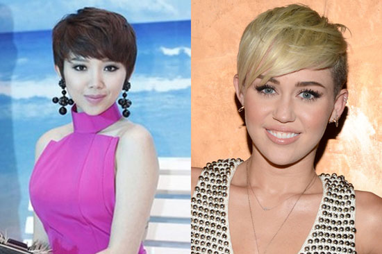 Điểm giống nhau bất ngờ giữa Tóc Tiên và Miley Cyrus