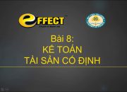 HDSD – EFFECT – EFFE – Bài giảng 08: Kế toán tài sản cố định