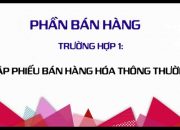 [G9 Việt Nam]: Hướng dẫn sử dụng phần mềm kế toán G9 Accounting 2014 – Phần 6:Bán hàng