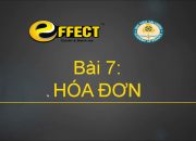 HDSD – EFFECT – EFFE – Bài giảng 07 – Hóa đơn bán hàng