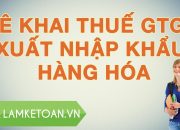 [Kế toán thuế – P49] Hướng dẫn kê khai thuế GTGT xuất nhập khẩu hàng hóa