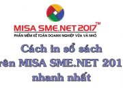 Cách in sổ sách trên MISA SME.NET 2017 nhanh nhất | Học MISA Online