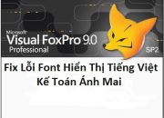 [Font Visual Foxpro] Fix lỗi font tiếng Việt phần mềm kế toán Ánh Mai