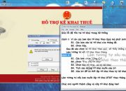 Sửa lỗi đã tồn tại tờ khai trên HTKK