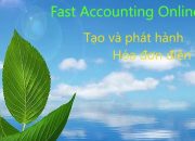 Hướng dẫn phát hành hóa đơn| Hóa đơn điện tử| Phần mềm kế toán| Fast Accounting Online