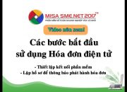 Các bước bắt đầu sử dụng Hóa đơn điện tử trên MISA – Kế toán nên biết! |Học MISA Online