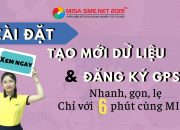 Cài đặt phần mềm trong 4 bước thần thánh – MISA SME.NET 2019