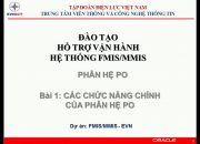 [EVNIT – Dự án ERP – PO – Oracle Purchasing] Bài 1: Giới thiệu chức năng phân hệ mua sắm