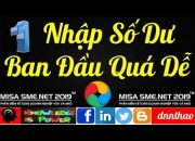 🍎Phần Mềm Kế Toán MISA 2019 | Phần 1 | Hướng Dẫn Nhập Số Dư Ban Đầu Nhanh Và Dễ Dàng | dnnthao