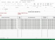 Ứng dụng Excel làm Ủy nhiệm chi