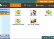 Tổng hợp các phân hệ của phần mềm Cyber Enterprise 9 0