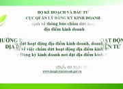 Hướng dẫn thông báo chấm dứt hoạt động địa điểm kinh doanh qua mạng điện tử