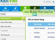 kiotviet.com – Khởi tạo dữ liệu hàng hóa