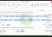 Hướng dẫn hạch toán bút toán kết chuyển thuế GTGT vào cuối kỳ theo các trường hợp