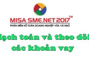 Hướng dẫn hạch toán và theo dõi các khoản vay trên MISA SME.NET 2017 | Học MISA Online