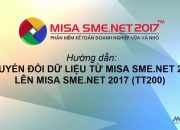 Hướng dẫn chuyển đổi dữ liệu từ MISA SME.NET 2015 lên MISA SME.NET 2017 (TT 200)