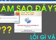 CÁCH MỞ TỜ KHAI XML BỊ LỖI "KHÔNG ĐÚNG ĐỊNH DẠNG"