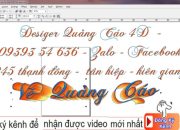 hướng dẫn tạo chữ 3D trong corel tuyệt đẹp