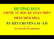 Hướng dẫn 4 bước tự học phần mềm kế toán misa/kế toán cho người mới bắt đầu