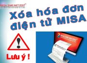 Xóa hóa đơn điện tử trên MISA – LƯU Ý! | Học MISA Online