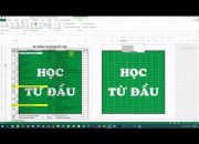 Excel Hướng dẫn chèn logo chìm,căn chỉnh màu vào file excel