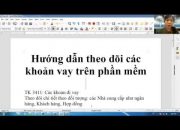 MISA – Hướng dẩn theo dõi các Tài khoản vay trên MISA 2017 – MISA