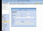 Học phần mềm kế toán MiSa   Xoá hoá đơn