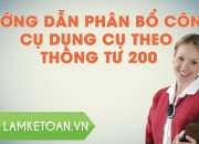 Hướng dẫn phân bổ công cụ dụng cụ theo thông tư 200 trên misa 2015