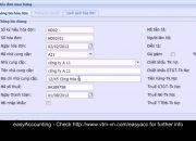 Quản lý nhiều kho hàng bằng phần mềm kế toán easyAccounting