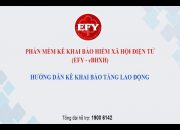 Hướng dẫn báo tăng trên phần mềm eBHXH