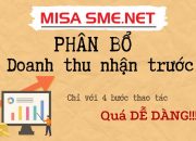 Theo dõi và Phân bổ Doanh thu nhận trước trên MISA SME.NET