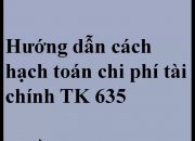 Tài khoản 635, chi phí tài chính