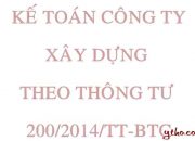 KẾ TOÁN TÀI KHOẢN 154 CÔNG TY XÂY DỰNG