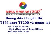 Hướng dẫn Chuyển Dữ liệu TT133 sang TT200 và ngược lại | Học MISA Online