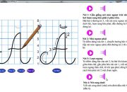 Tập viết bảng chữ cái tiếng Việt – P.2.1 – Chữ cái hoa: "A, Ă, Â"