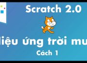 Hướng dẫn tạo hiệu ứng trời mưa  –  Cách 1/3 – lập trình Scratch – Kids Who Code