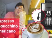 Máy pha cafe Espresso gia đình tại nhà có thể pha capuchino, late, vẽ cái lá, cái tim đồ