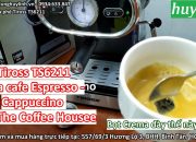 Pha Espresso, Cappuccino với máy pha cà phê Tiross TS6211 tại giadunghuylinh.vn