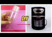 DIY MINIATURE Realistic Coffeemaker  / Cách làm máy pha cafe thu nhỏ / Ami DIY