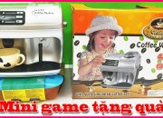 Mini game quà tặng đồ chơi máy pha cà phê (Chim Xinh)