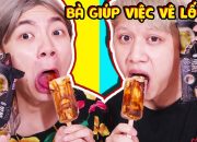 CÔ GIÚP VIỆC VUI NHỘN – ĂN THỬ KEM TRÀ SỮA TRÂN CHÂU ĐƯỜNG ĐEN!!