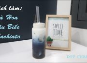 Cách Pha Trà Machiato Hoa Đậu Biếc Ngon Tuyệt Vời | Butterfly Pea Macchiato