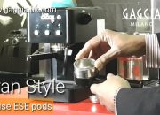 Gran Gaggia Style for Ground Coffee and ESE Pods